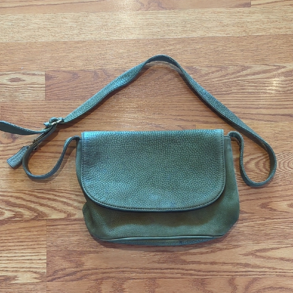 Coach Crossbody Bag - Suede Leather
